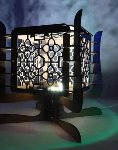 Contemporary Wooden Table Lamp 3mm