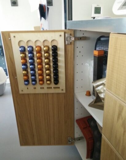 Cup Organizer Holder Wall Mount