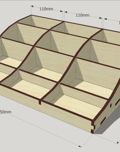 Wood Organizer base