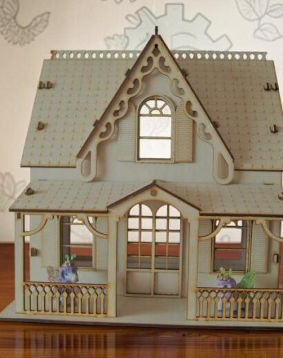 Casa MDF Wooden Model House 3mm