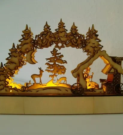 Natal arco de vela decoração