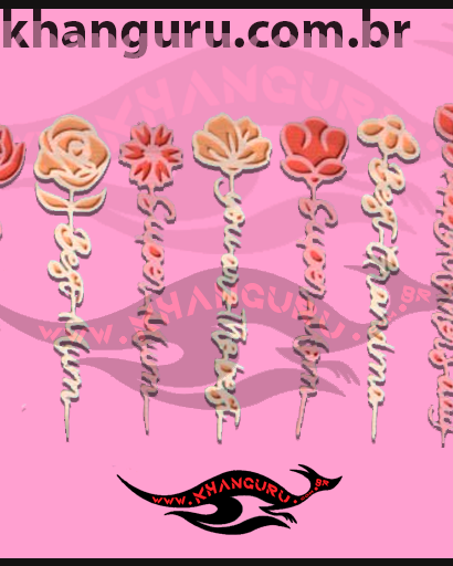 Dia das Mães  Pacote Flores lembrancinha