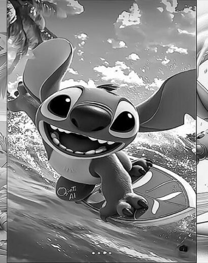 Lilo & Stitch para Gravação a Laser Vetor 360º  – Corte e Personalização | Khanguru