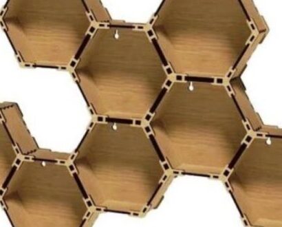 Modular Hexagonal Shelf