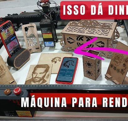 Ganhe dinheiro com cortes e gravações a laser de diodo